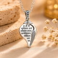 Shri Krishna Mantra Raksha Kavach Shankh (With Chain)