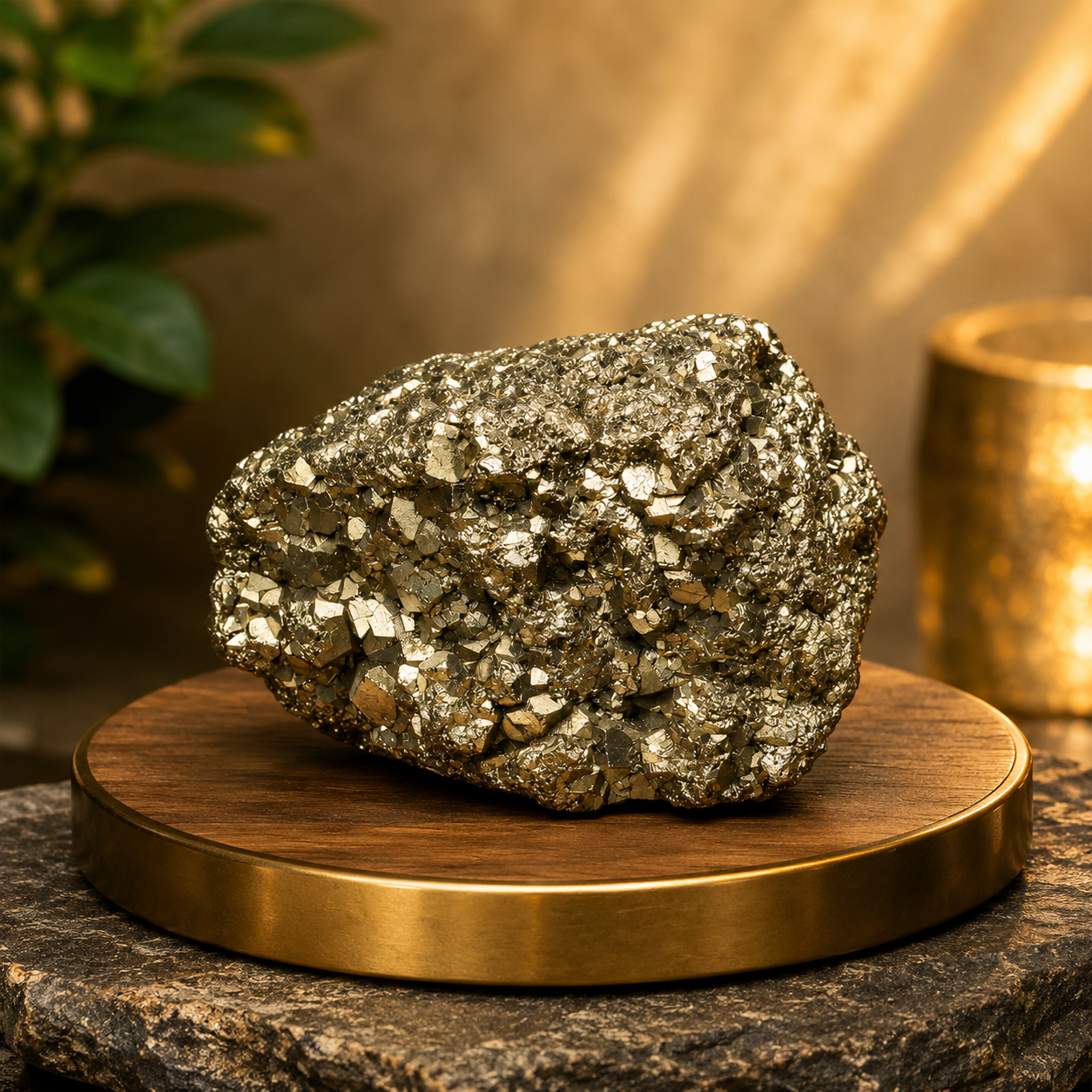 Raw Pyrite Stone | Wealth Stone